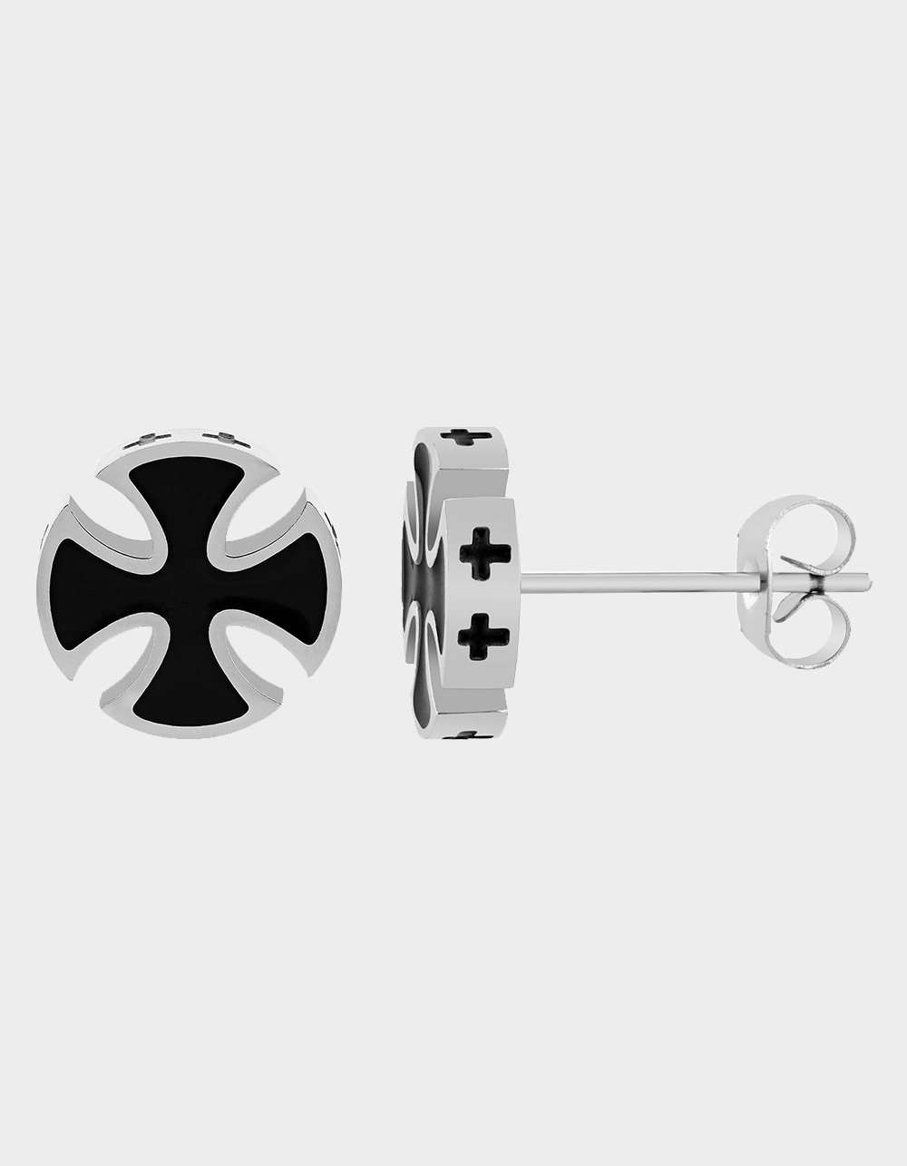 STEEL NATION Stainless Steel 3 Piece Earring Set - STAINLESS