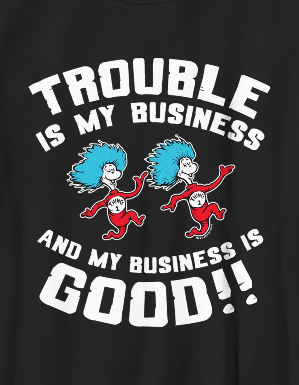 DR. SEUSS Team Trouble Unisex Kids Tee - BLACK