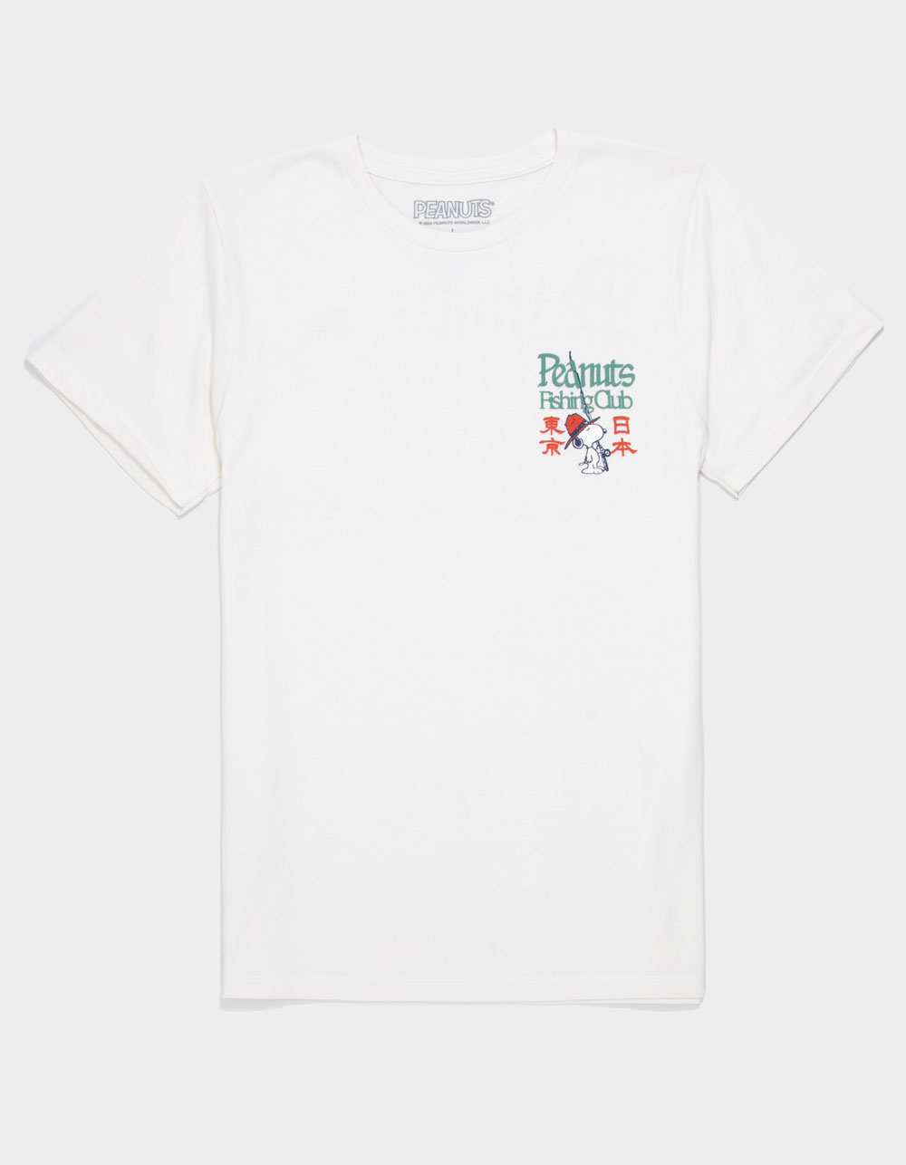 PEANUTS Fishing Club Boys Tee - CREAM