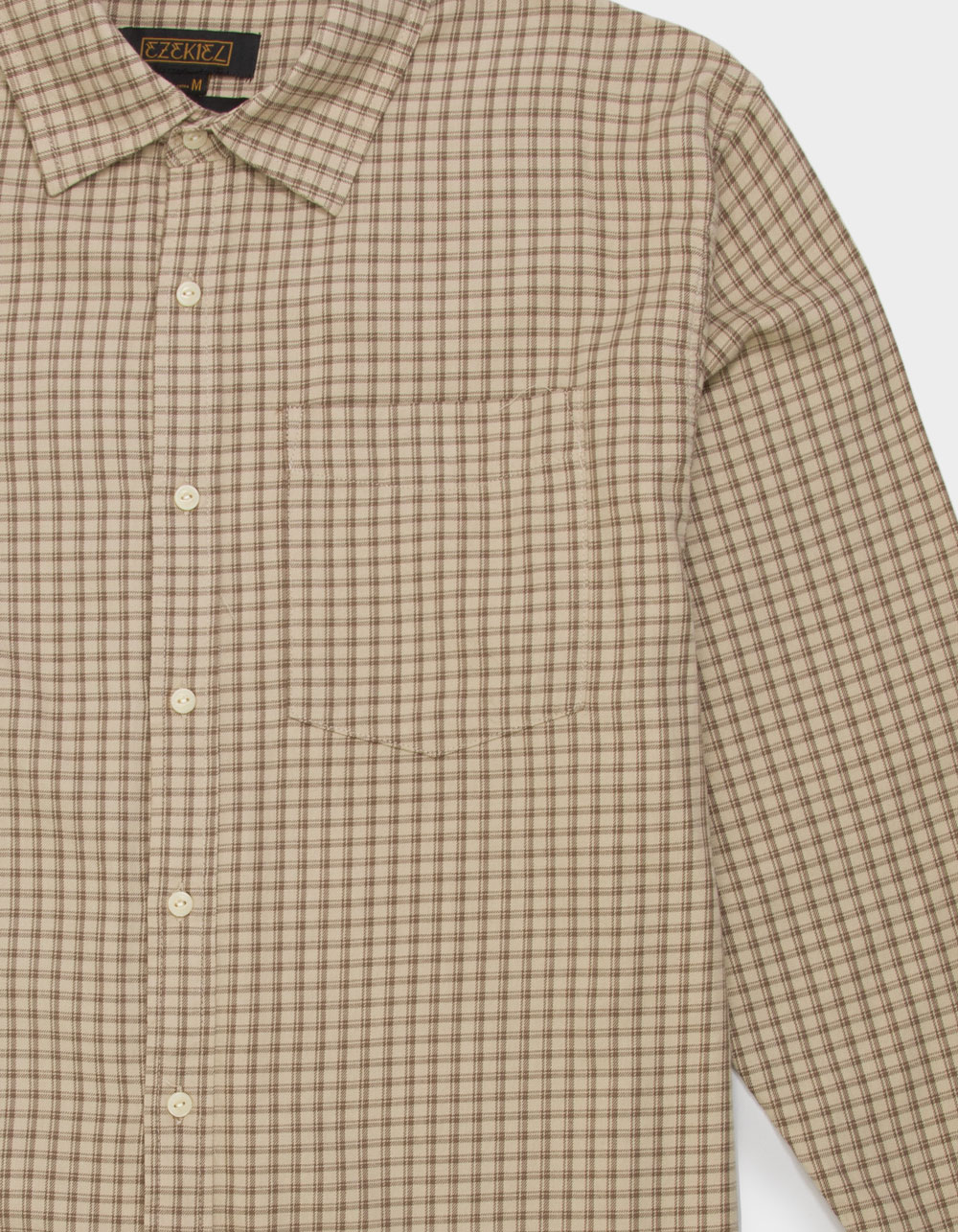 EZEKIEL Joey Mens Flannel - TAN COMBO