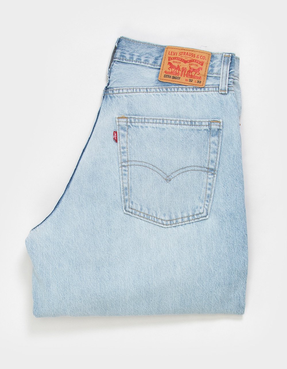 LEVI'S Extra Baggy Mens Jeans - Bag Secured LIGHT WASH