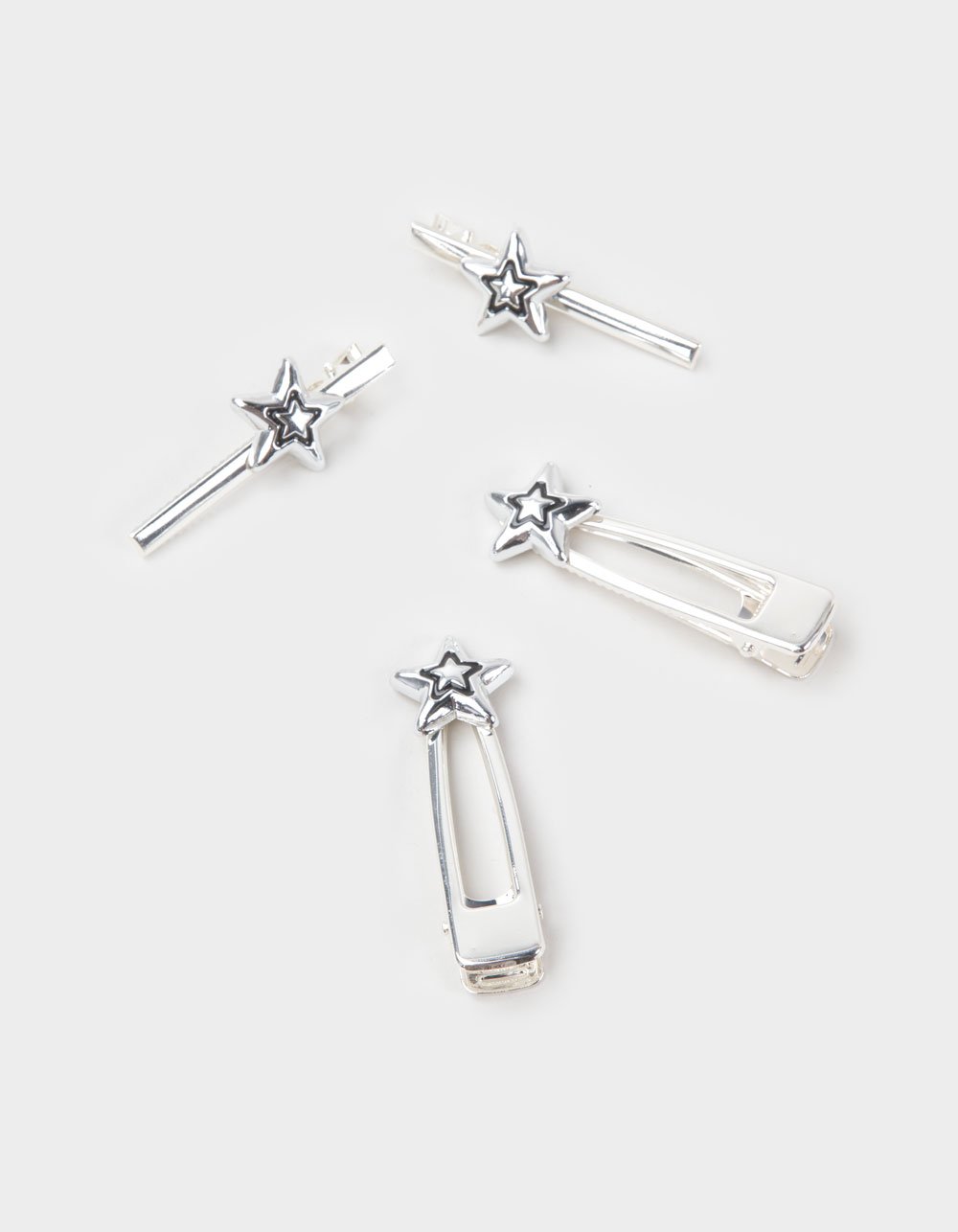 FULL TILT Metal Star Pin Set - SILVER