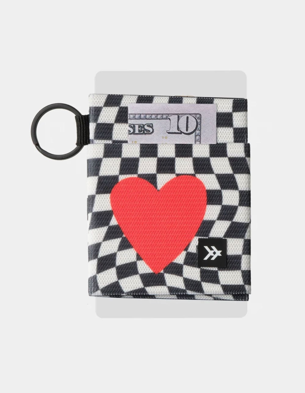 THREAD Elastic Wallet - BLK/WHT