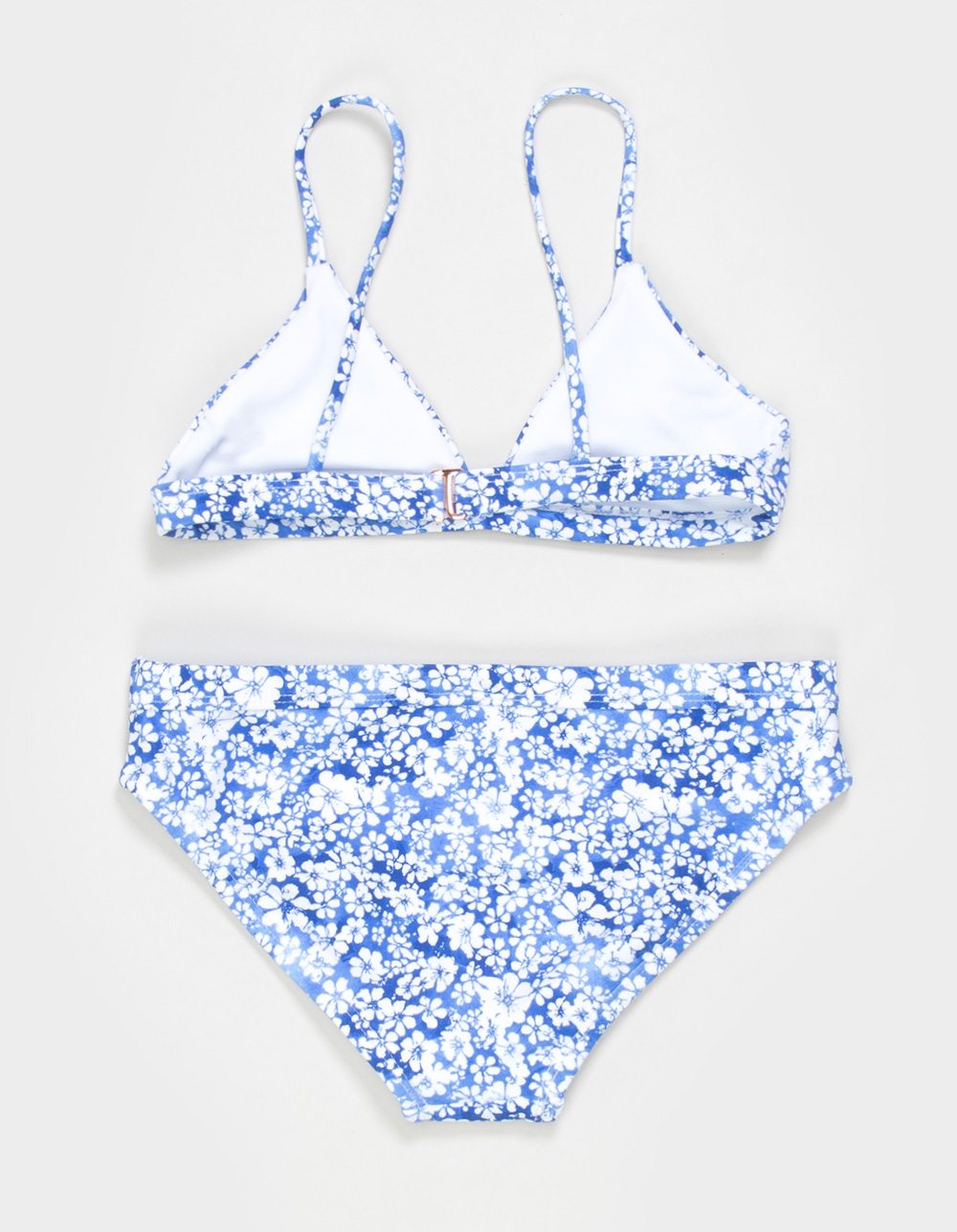 RAISINS Spring Fling Girls Triangle Top Bikini Set - BLUE