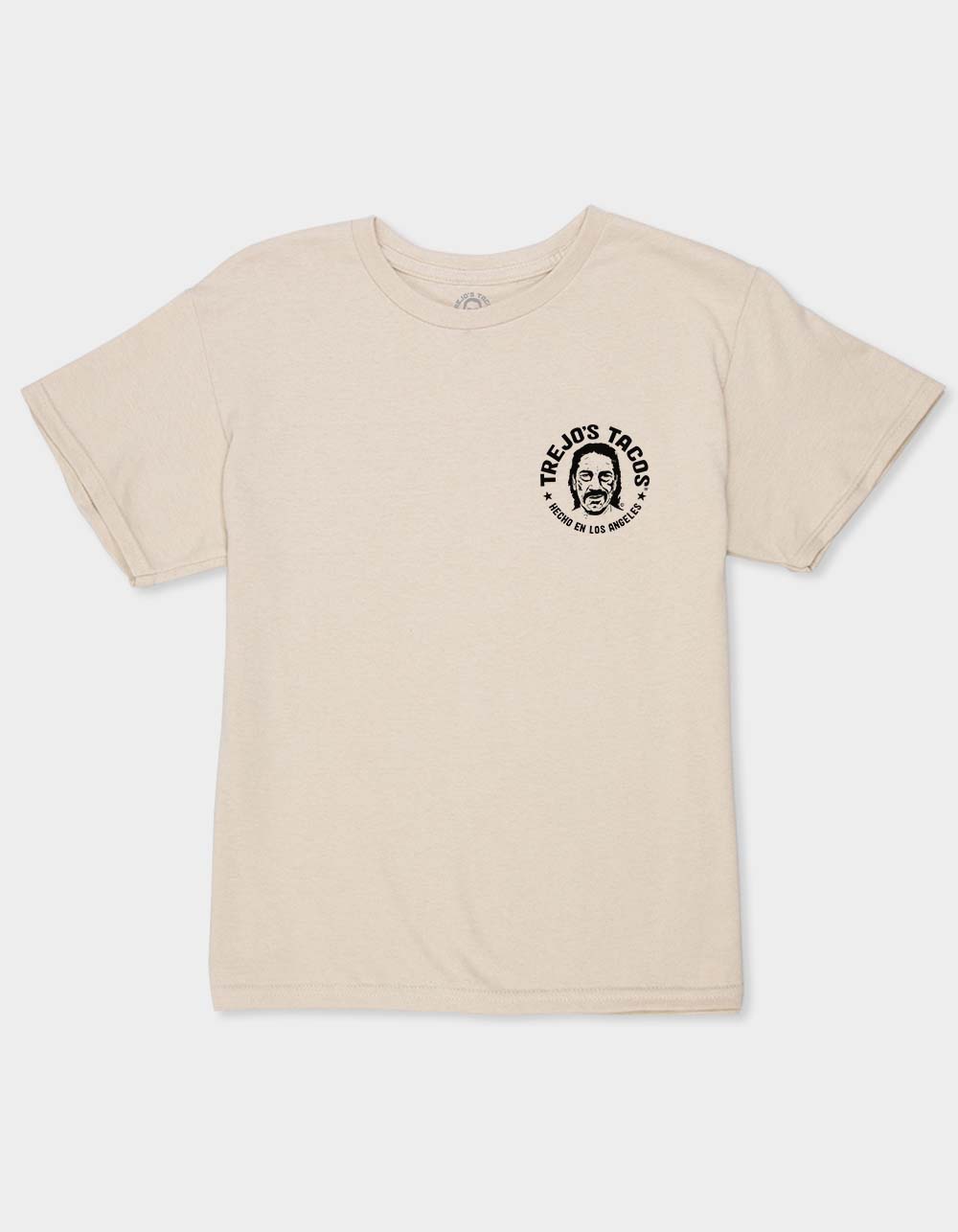TREJO'S TACOS Face Logo Unisex Kids Tee - SAND