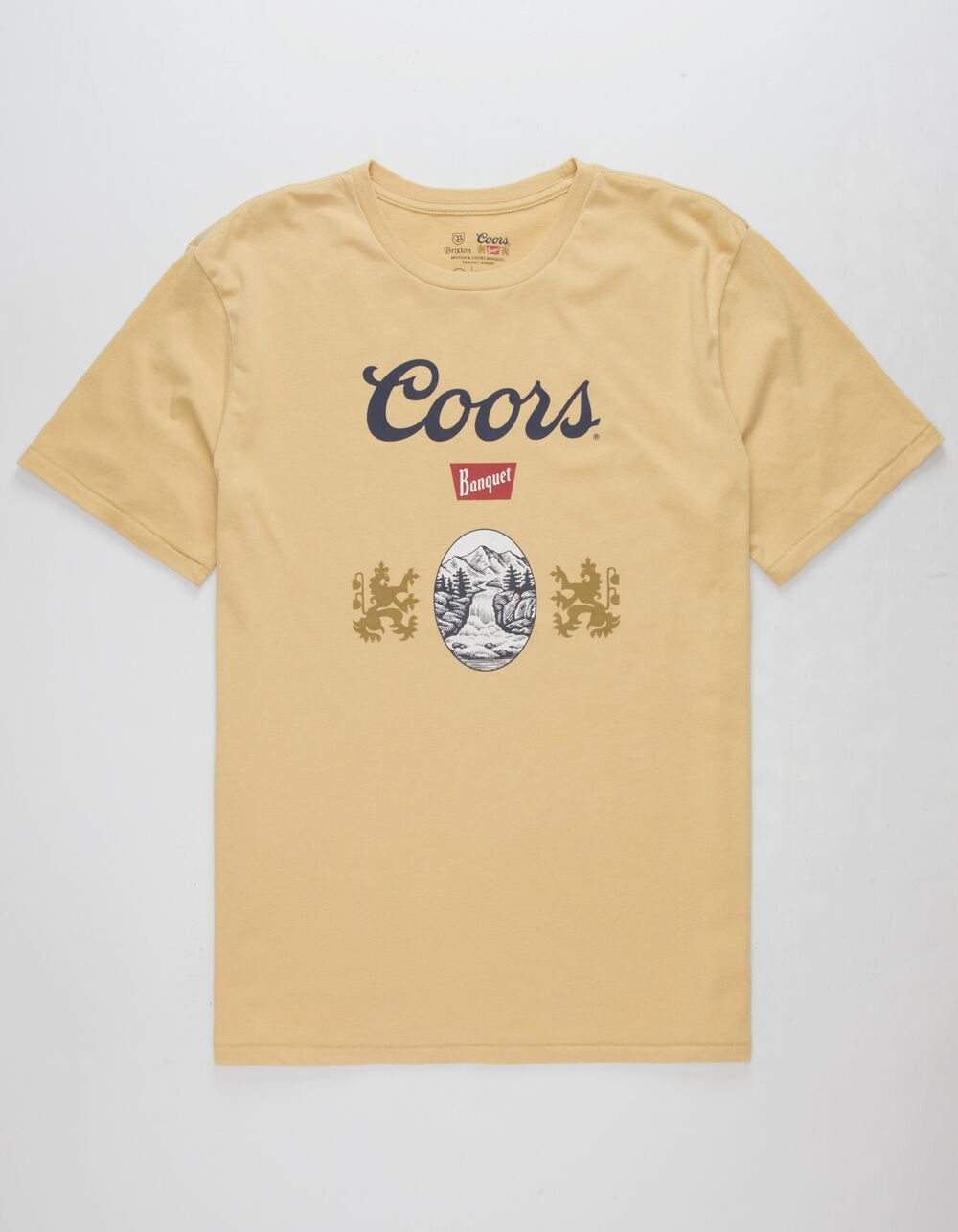 BRIXTON x Coors Hops Mens T-Shirt - NUDE | Tillys