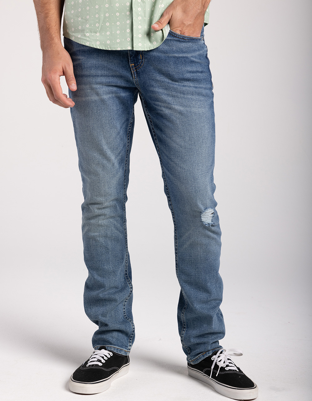 RSQ Mens Slim Jeans - MEDIUM WASH