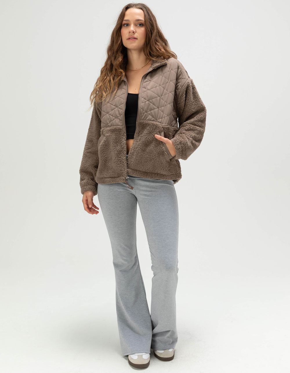 THE NORTH FACE Cabin Womens Fleece Jacket - MOCHA