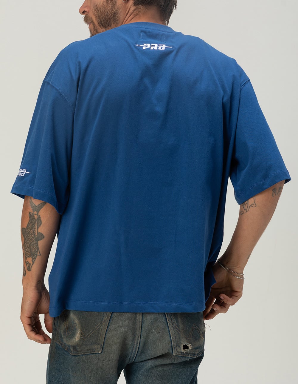 PRO STANDARD Los Angeles Dodgers Kanji Mens Boxy Tee - BLUE