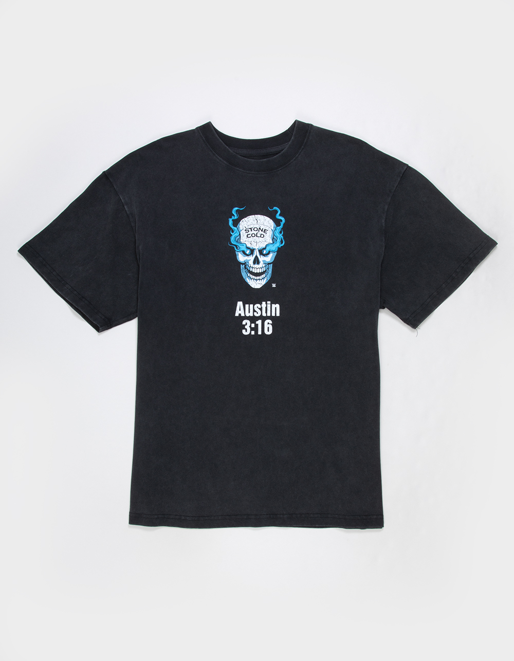 WWE Stone Cold Mens Boxy Tee - BLACK