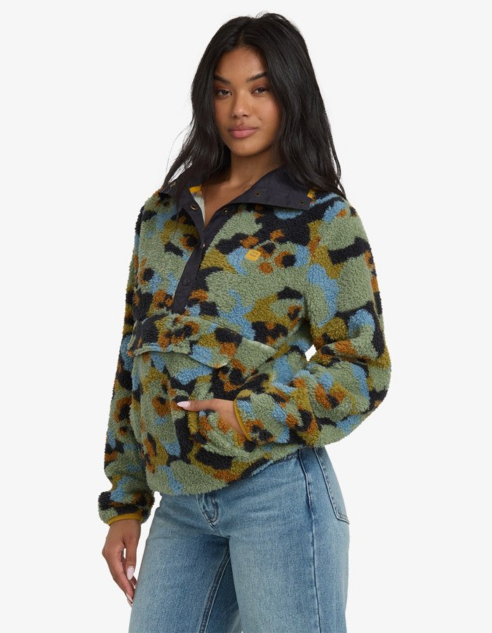 BILLABONG Switchback Womens Mock Neck Sweatshirt - MULTI