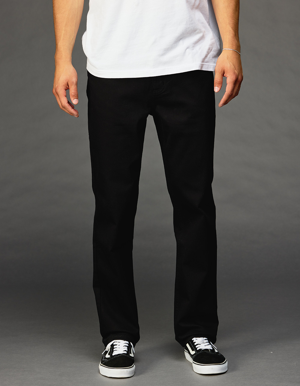 RSQ Mens Slim Straight Jeans - BLACK DENIM