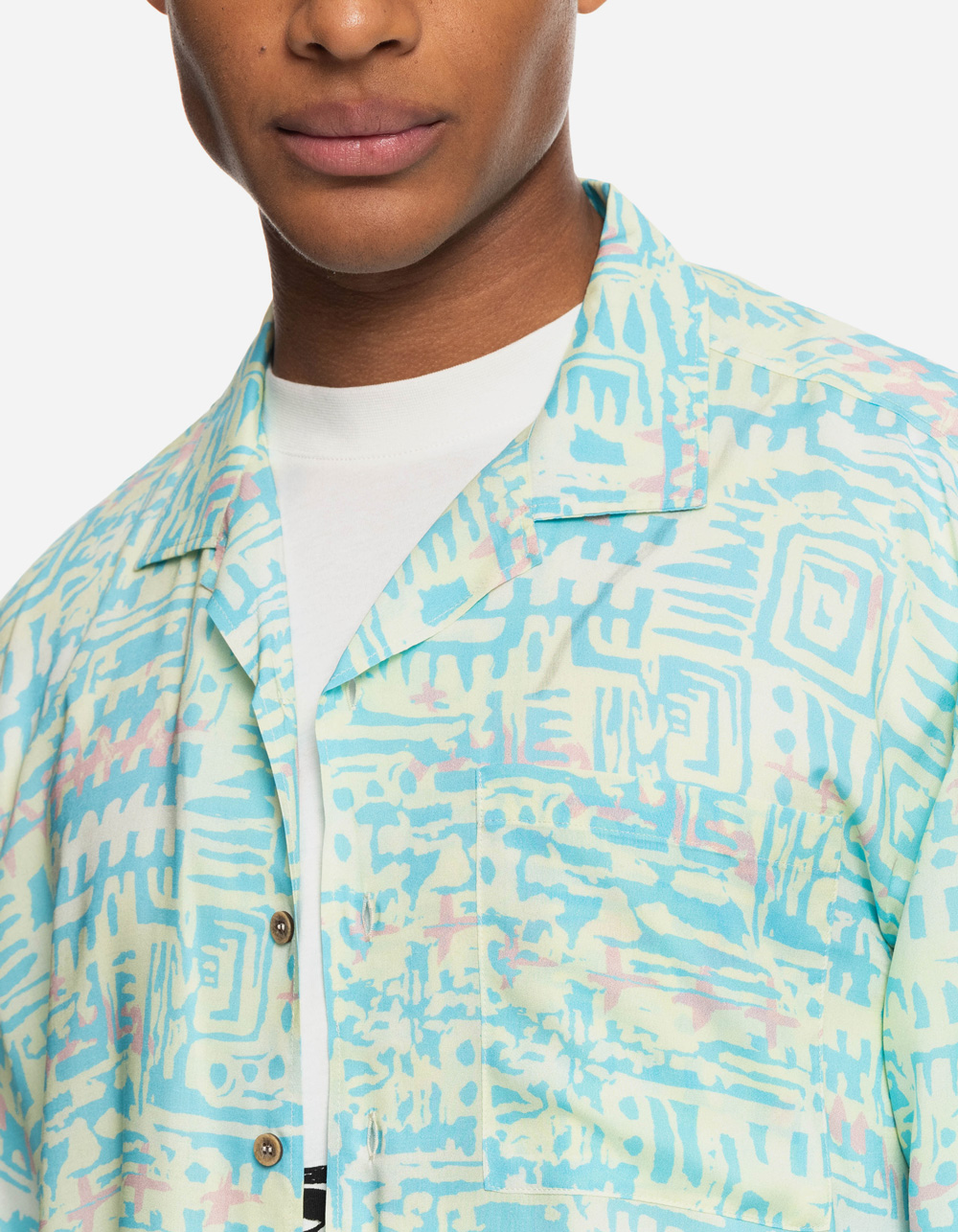 QUIKSILVER x Stranger Things The Argyle Mens Button Up Shirt MULTI
