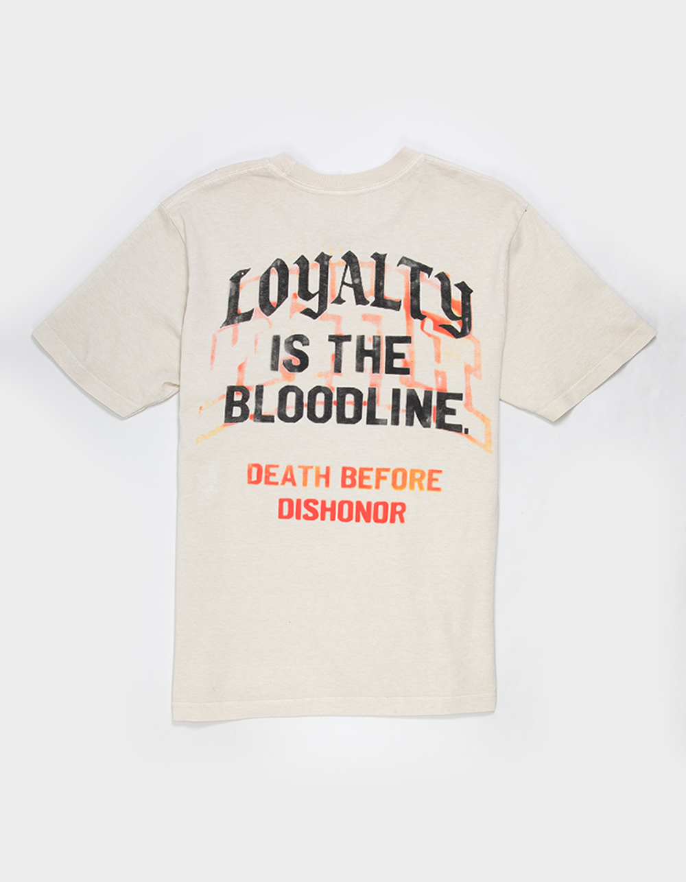 LA FAMILIA Bloodline Mens Boxy Tee - OFF WHITE