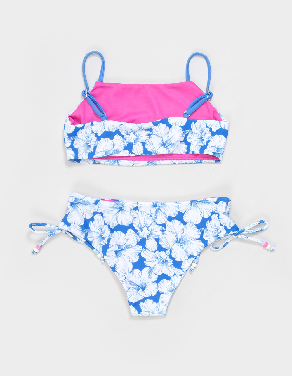 FEATHER 4 ARROW Strands Girls Bralette Bikini Set - BLUE COMBO