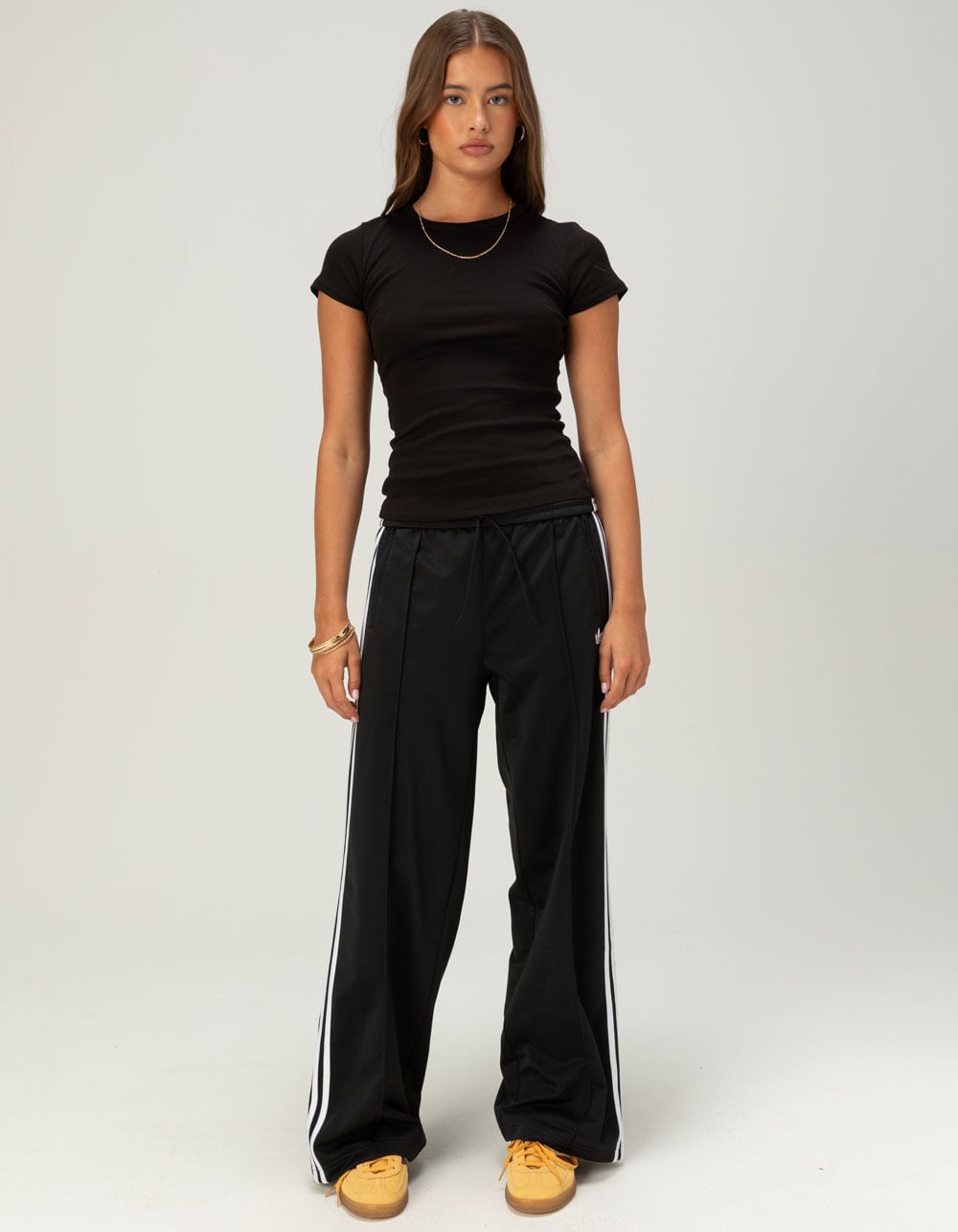 BOZZOLO Womens Rib Long Baby Tee