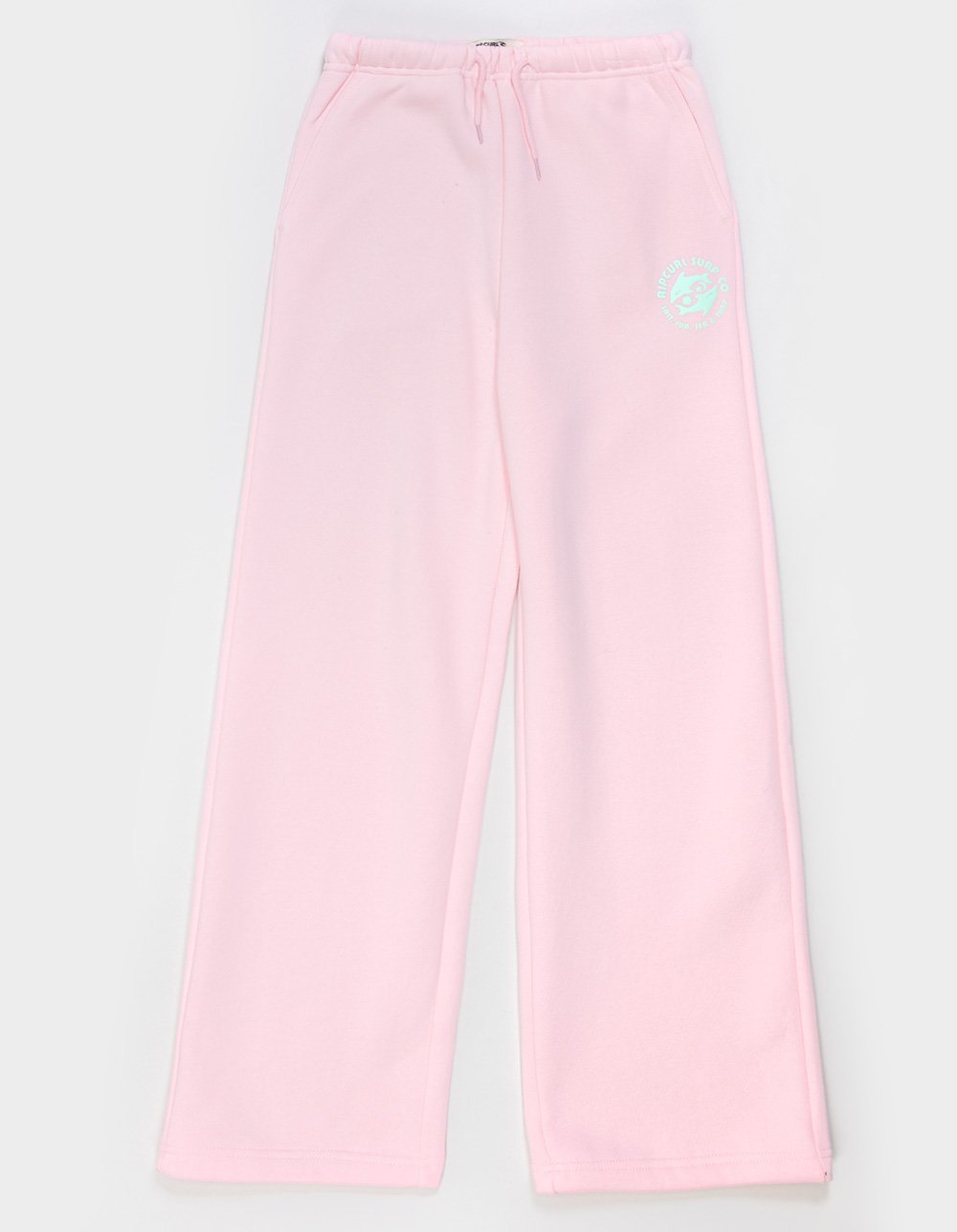 RIP CURL Luxe Girls Wide Leg Sweatpants - LIGHT PINK