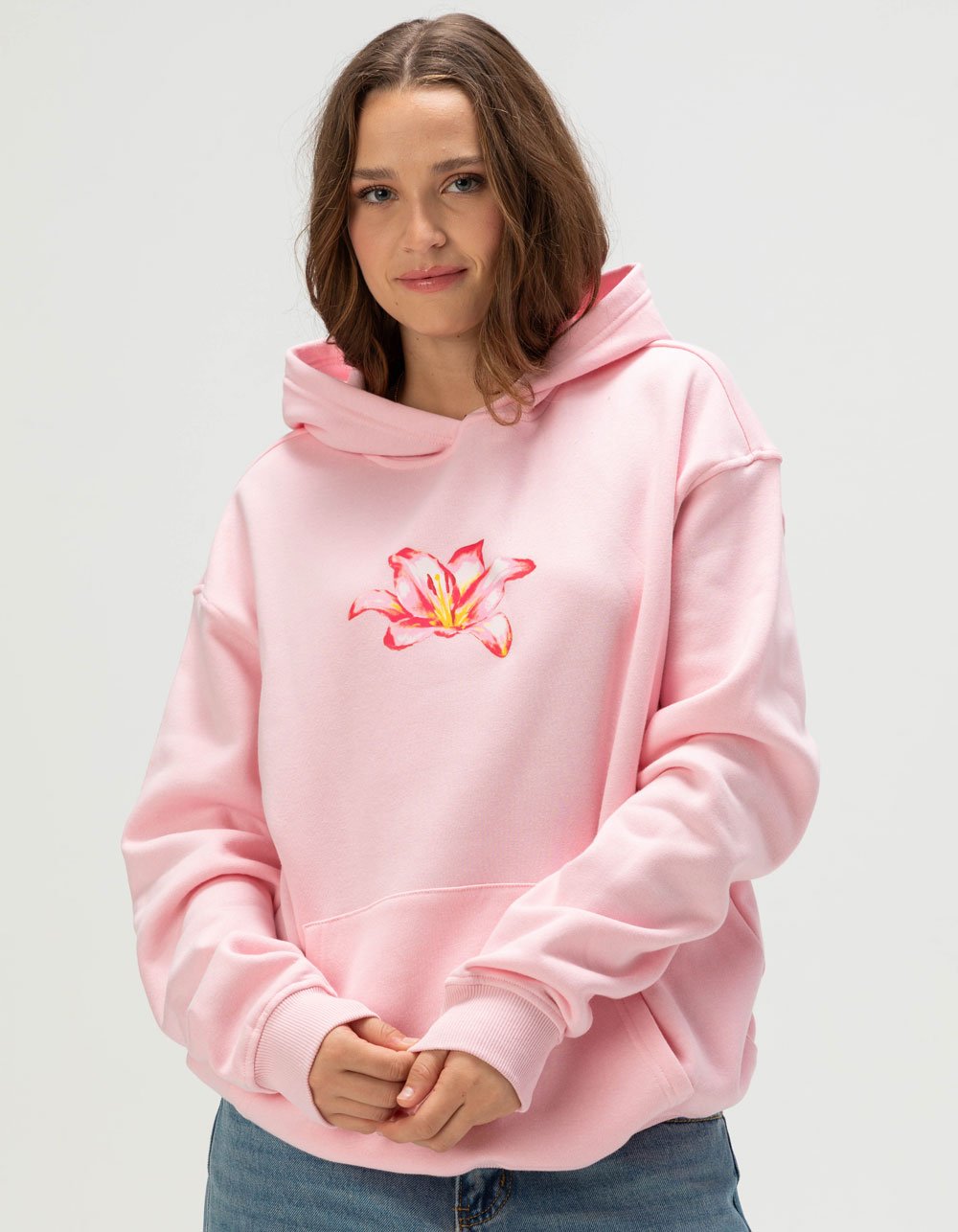 FULL TILT Lily Womens Hoodie - PINK