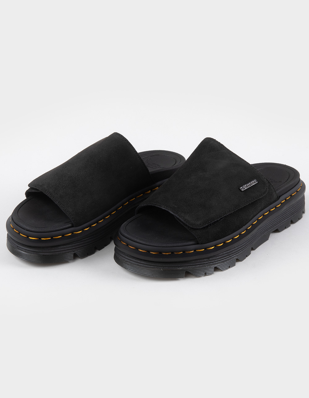 DR. MARTENS Zebzag Womens Slide Sandals - BLACK