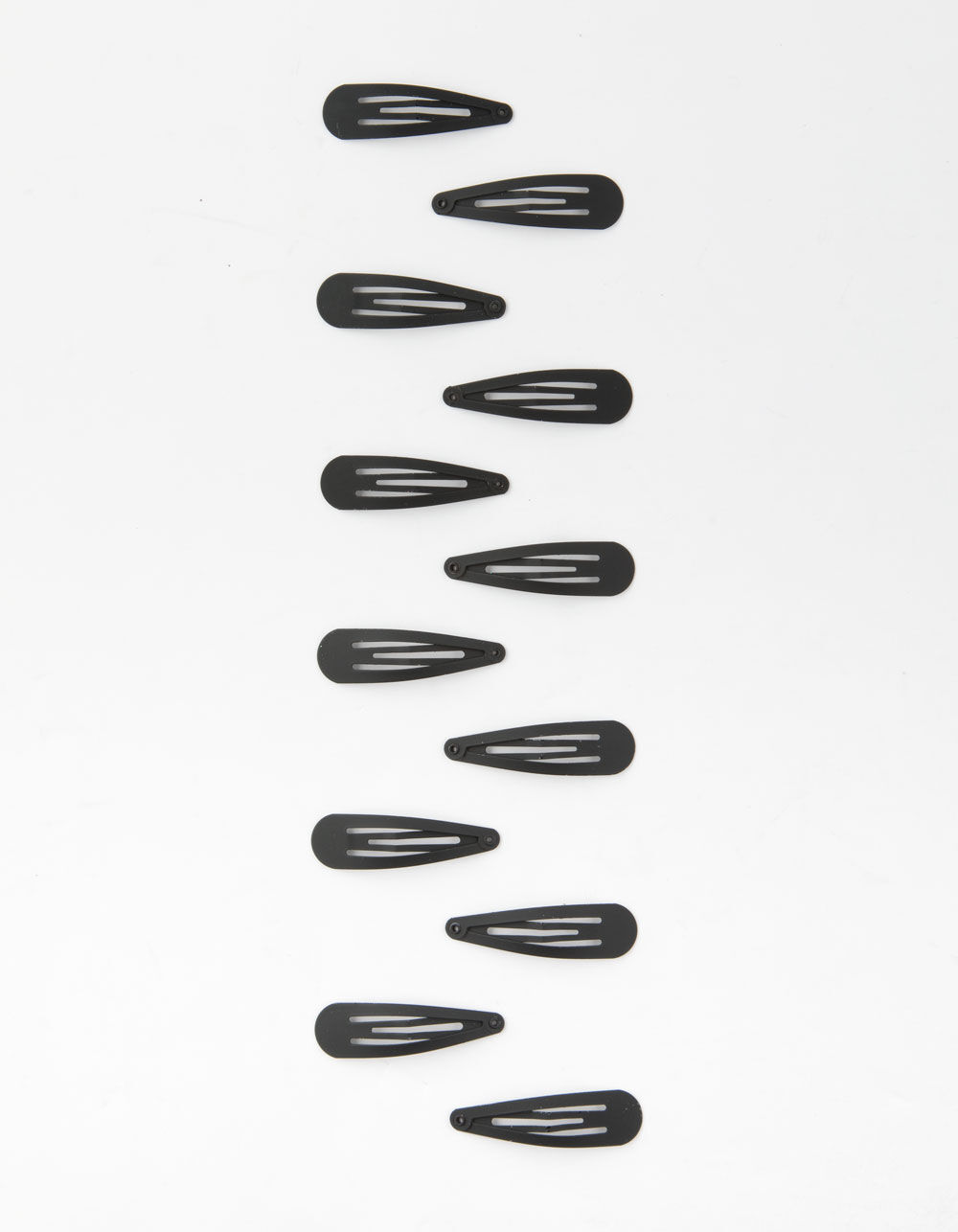FULL TILT 12 Piece Black Hair Pins BLACK Tillys