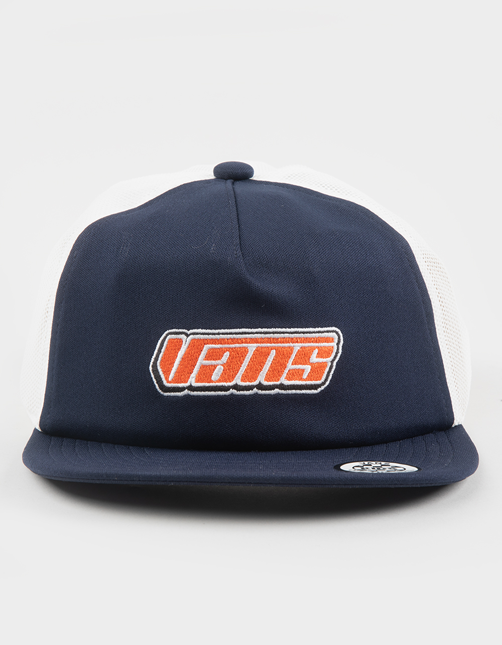 VANS Retro Unstructured Boys Trucker Hat - NAVY/WHITE