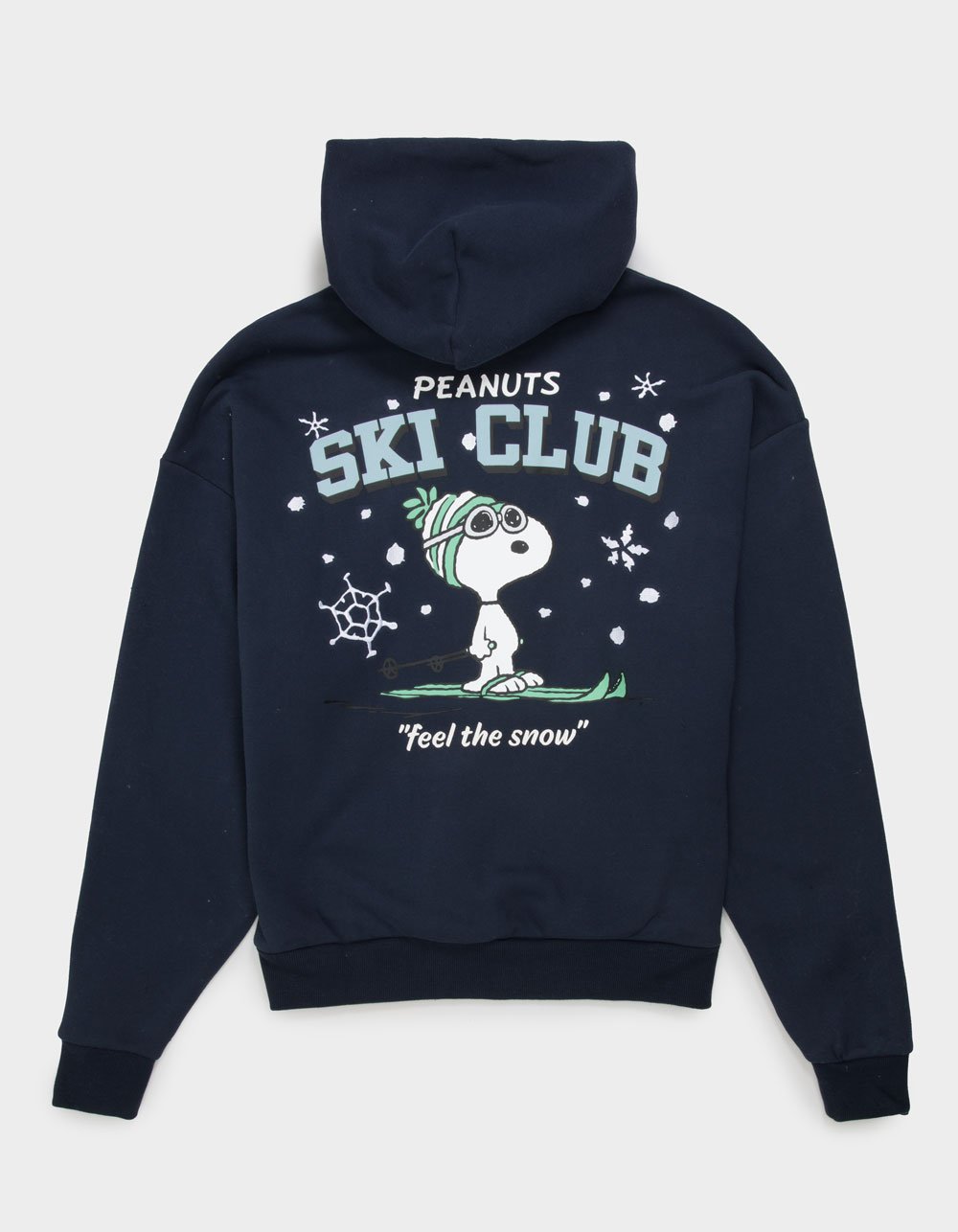 RSQ x Peanuts Snoopy Ski Club Mens Hoodie - NAVY