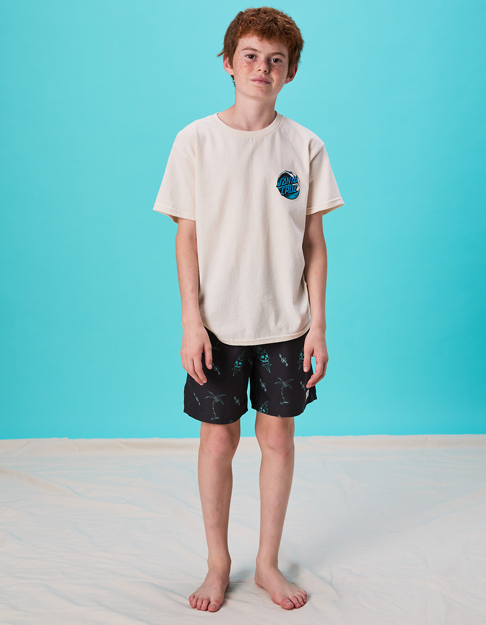 SANTA CRUZ Wave Dot Boys Tee