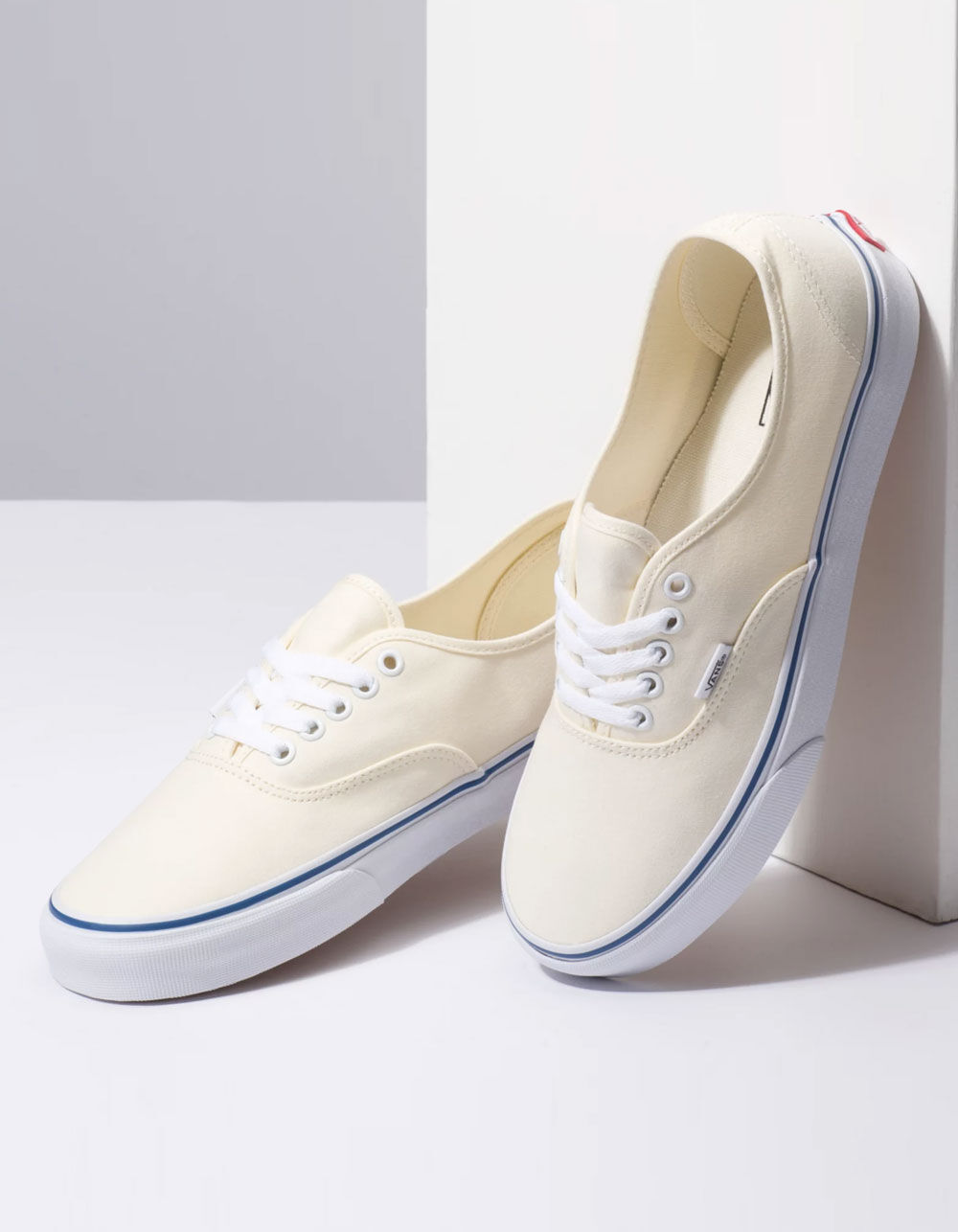 VANS AUTHENTIC SHOES MENS SIZE 8 WOMENS 10.5 OFF WHITE CREAM BEIGE SNEAKER  NEW