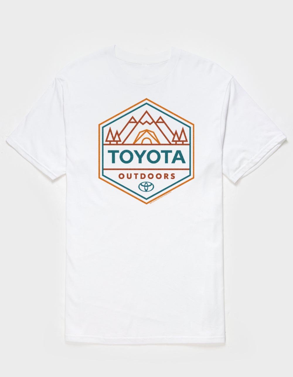 TOYOTA Outdoors Hexagon Unisex Tee - WHITE