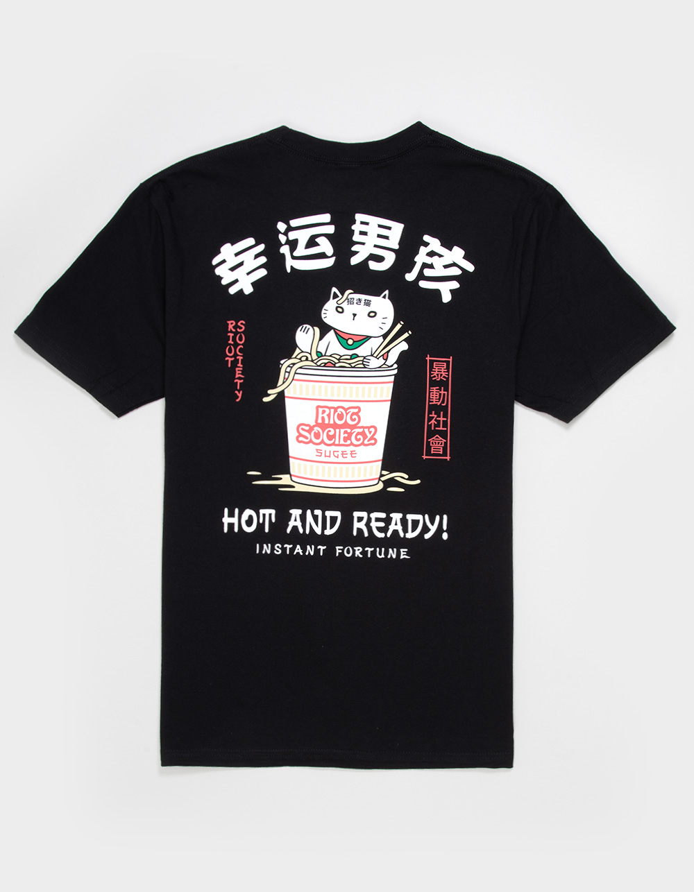 RIOT SOCIETY Fortune Mens Tee - BLACK
