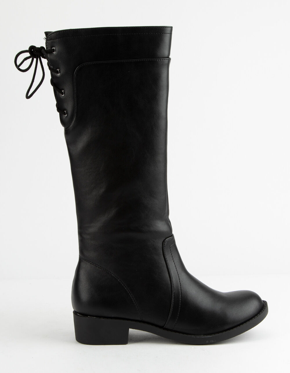 SODA Tall Black Girls Riding Boots image number 1