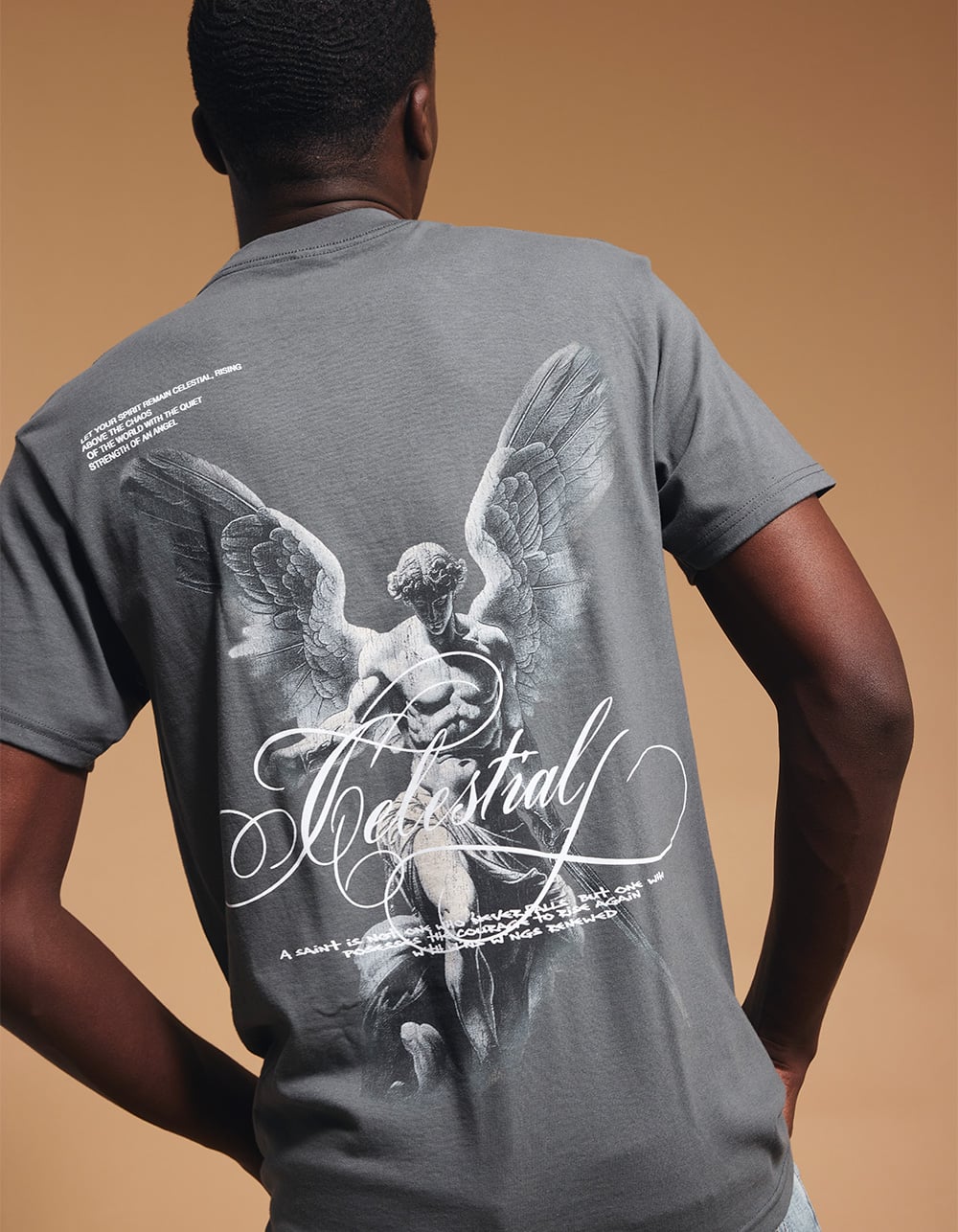 CVLA Celestial Mens Tee - CHARCOAL
