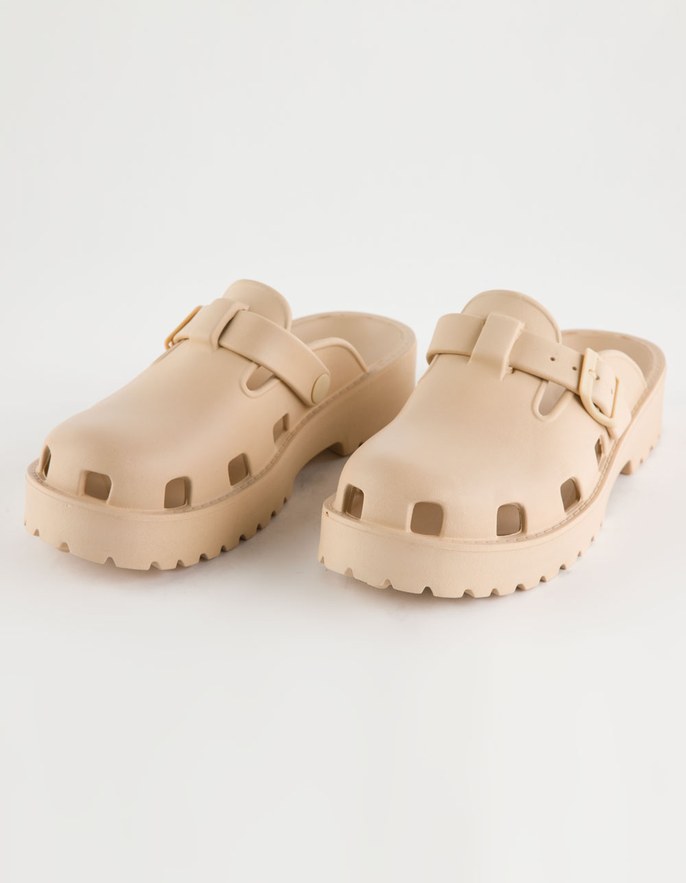 FREE PEOPLE Karlie Buckle Womens Clogs - SAND