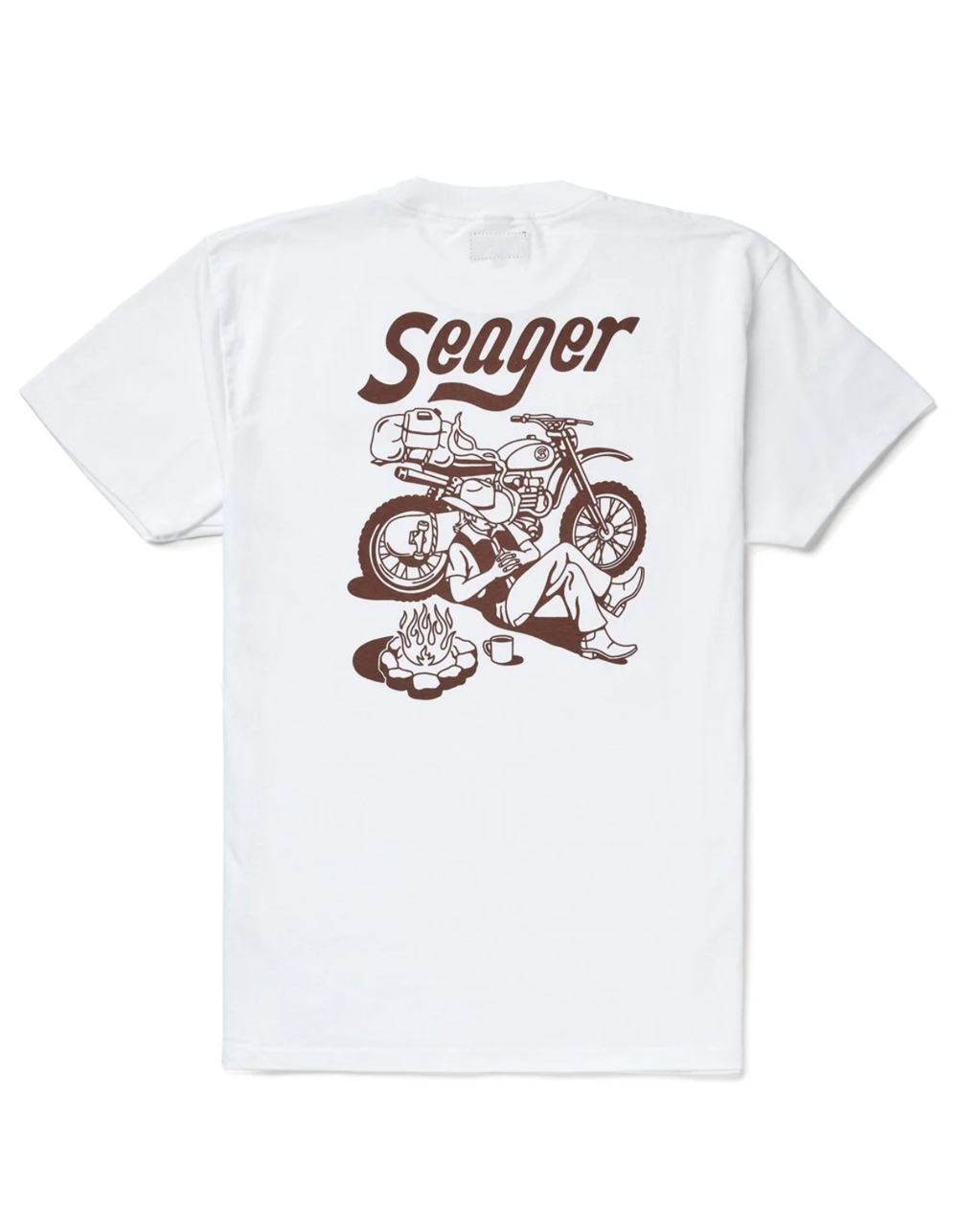 SEAGER Romero Mens Tee - WHITE