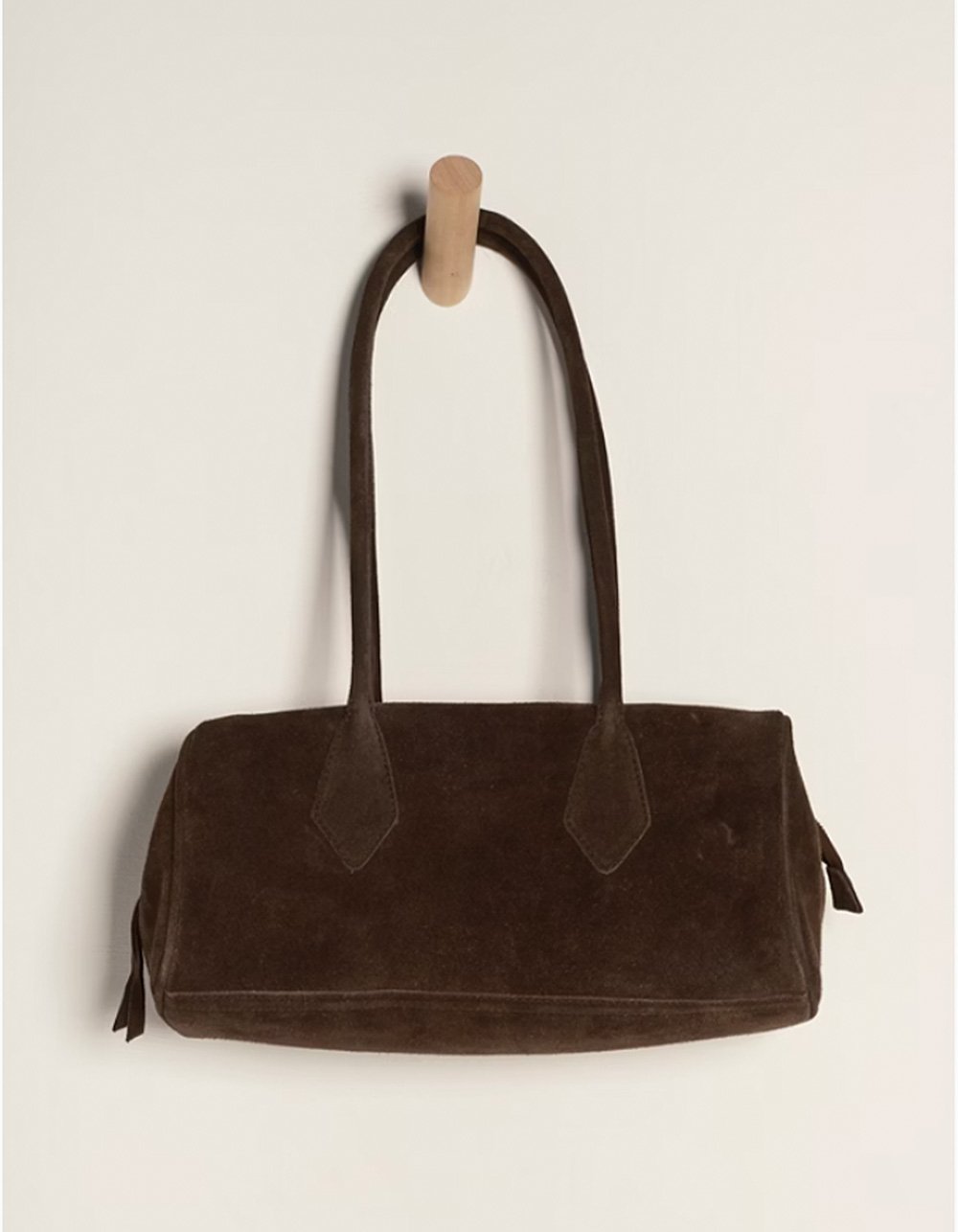 FREE PEOPLE Sierra Suede Shoulder Bag - CHOCOLATE