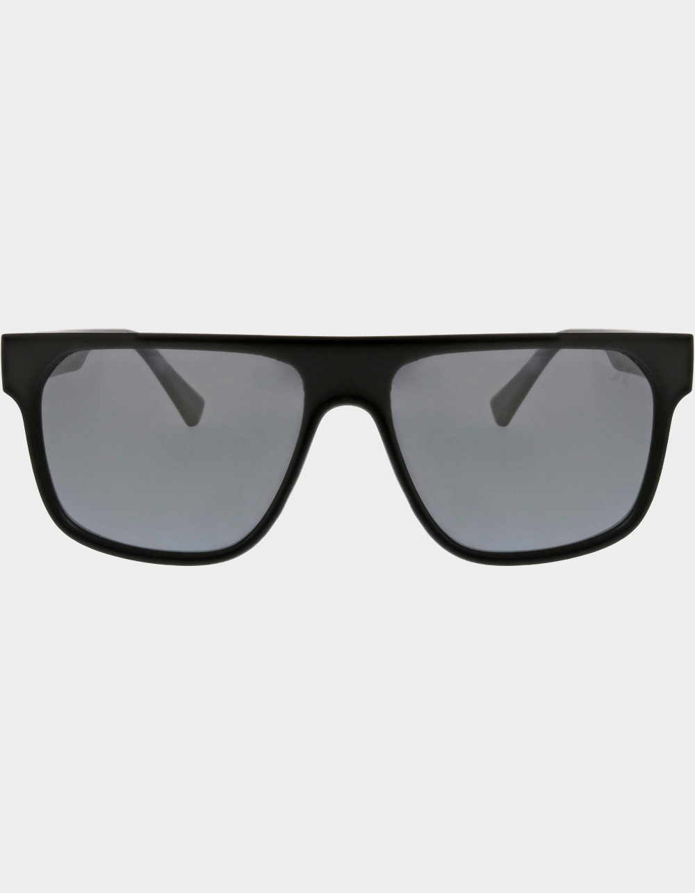 HURLEY Polarized Flat Top Square Sunglasses - BLACK