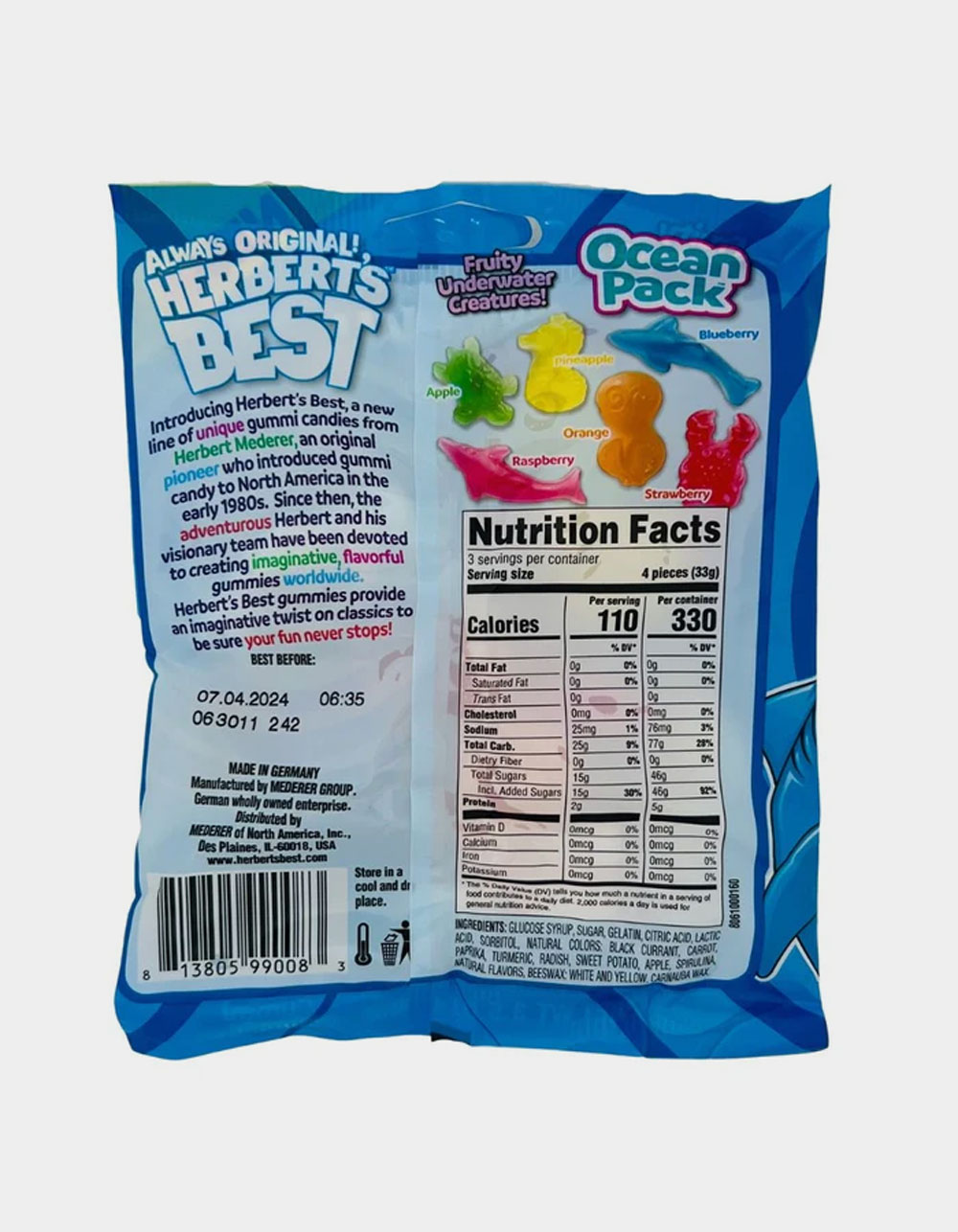 HERBERT'S BEST Ocean Pack Gummy Candy MULTI Tillys