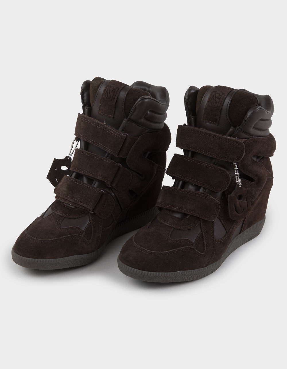 STEVE MADDEN Mavis Womens High Top Wedge Sneakers