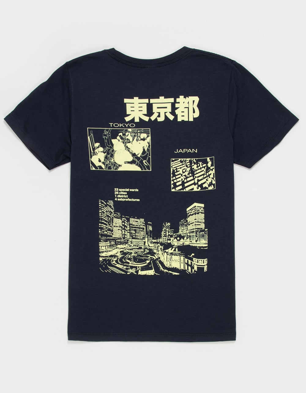 PLEASANT GETAWAY Tokyo Boys Tee - NAVY