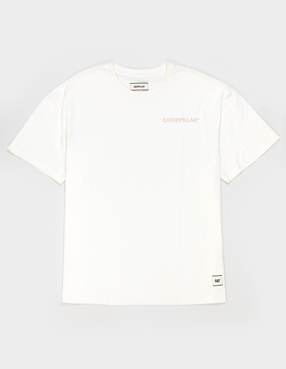 CATERPILLAR Mens Boxy Tee - OFF WHITE