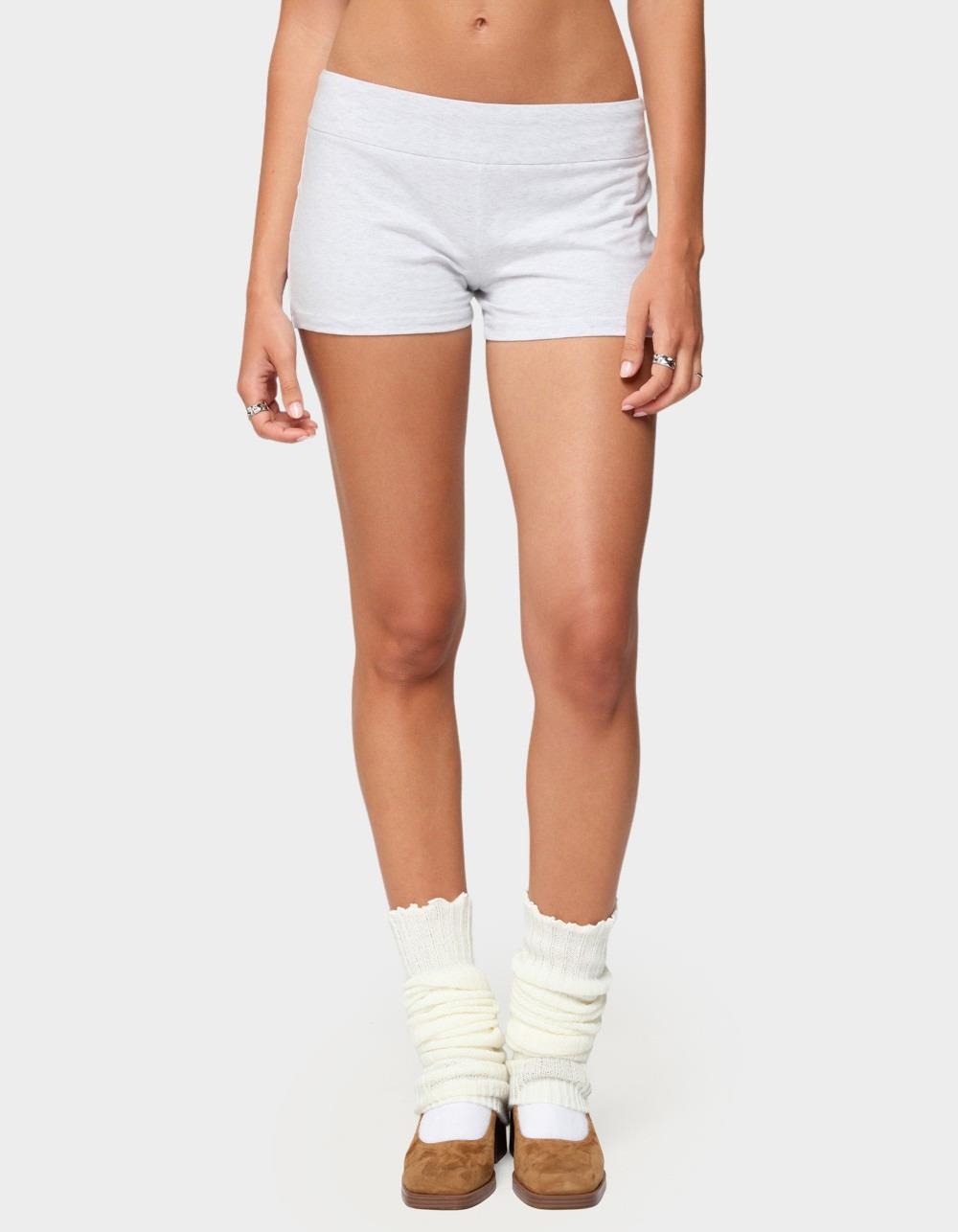 EDIKTED Kadena Biker Shorts - GRAY