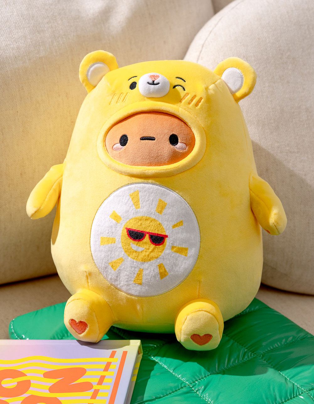 SMOKO x Care Bears Funshine Bear Tayto Potato Mochi Plush Toy