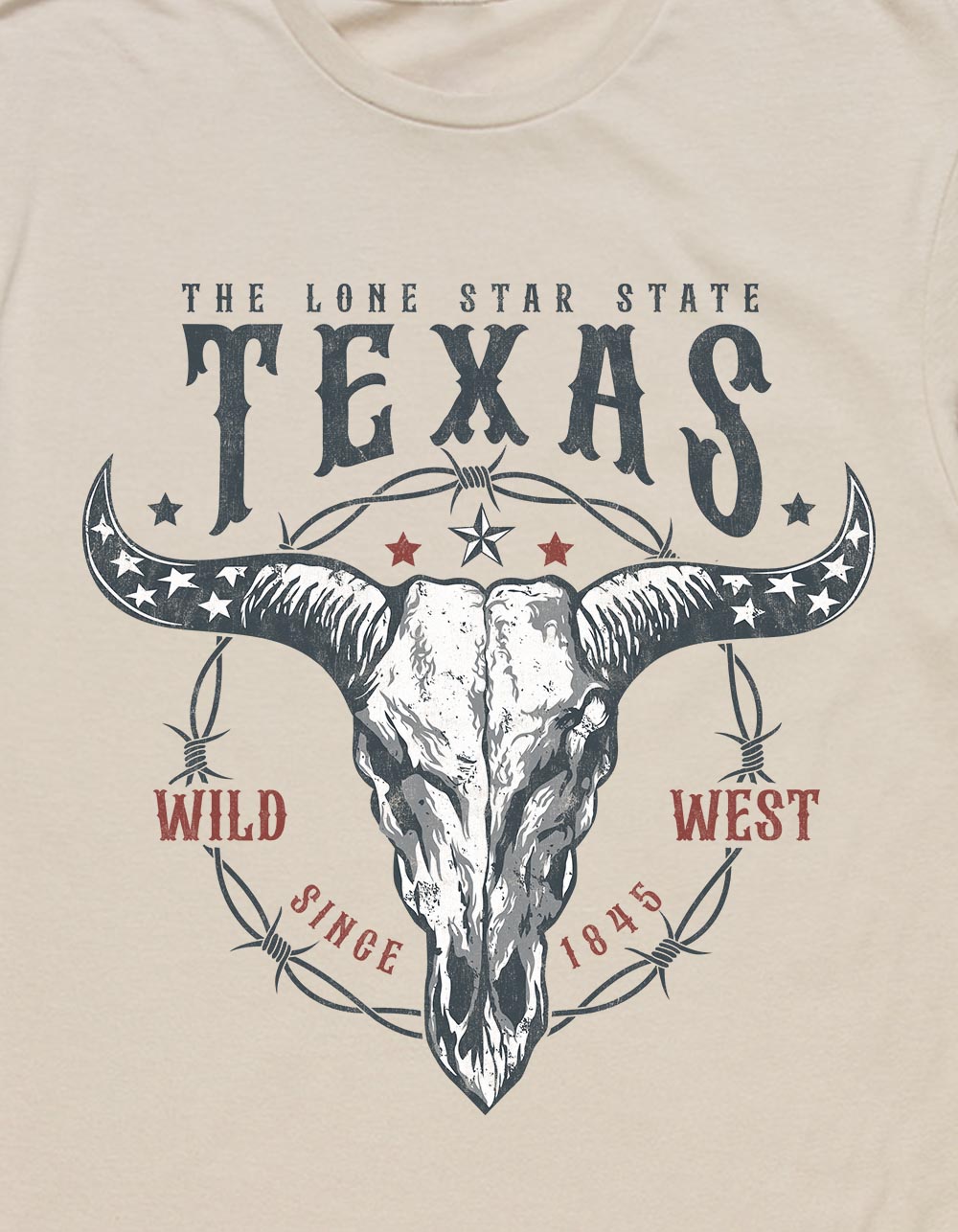 TEXAS Lone Star State Unisex Tee - SAND