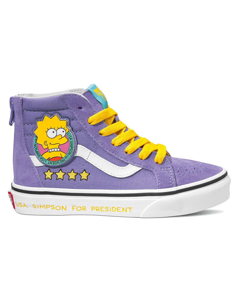 VANS x The Simpsons Lisa For Prez Sk8-Hi Zip Girls Shoes image number 0