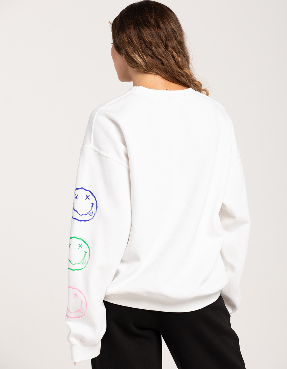 NIRVANA Womens Crewneck Sweatshirt - OFF WHITE | Tillys