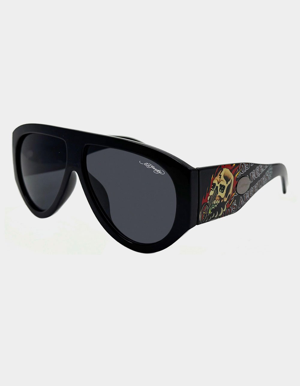 ED HARDY Los Angeles Sunglasses - BLACK