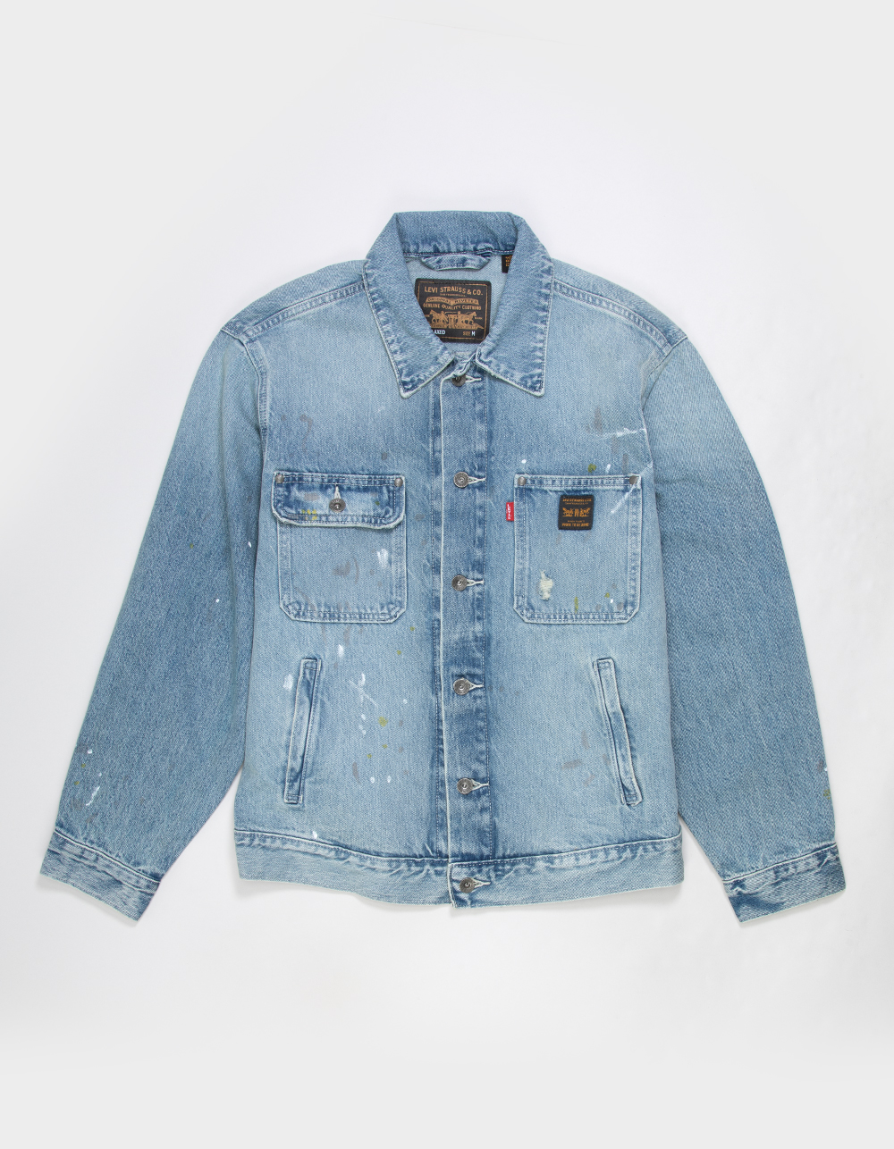LEVI'S Sunrise Mens Trucker Jacket - Diving Ducks DIRTY DENIM