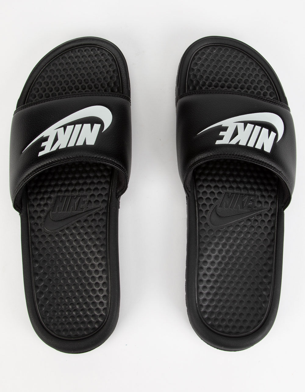 Año nuevo profundizar proporción NIKE Benassi JDI Mens Slide Sandals - BLK/WHT | Tillys