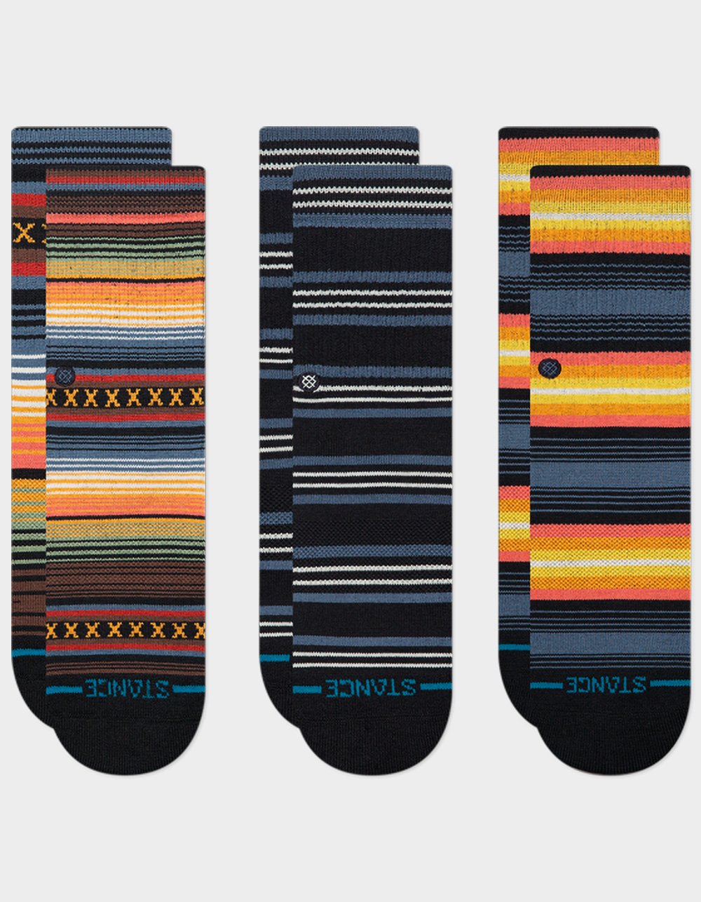 STANCE Serape 3 Pack Kids Crew Socks - MULTI