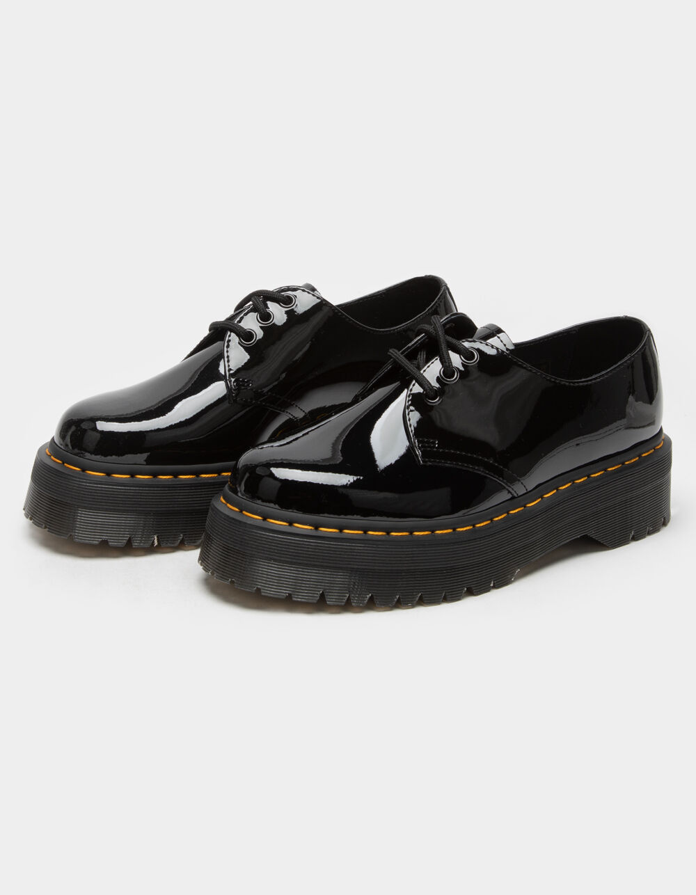 DR. MARTENS 1461 Quad Patent Womens Platform Shoes - BLACK | Tillys